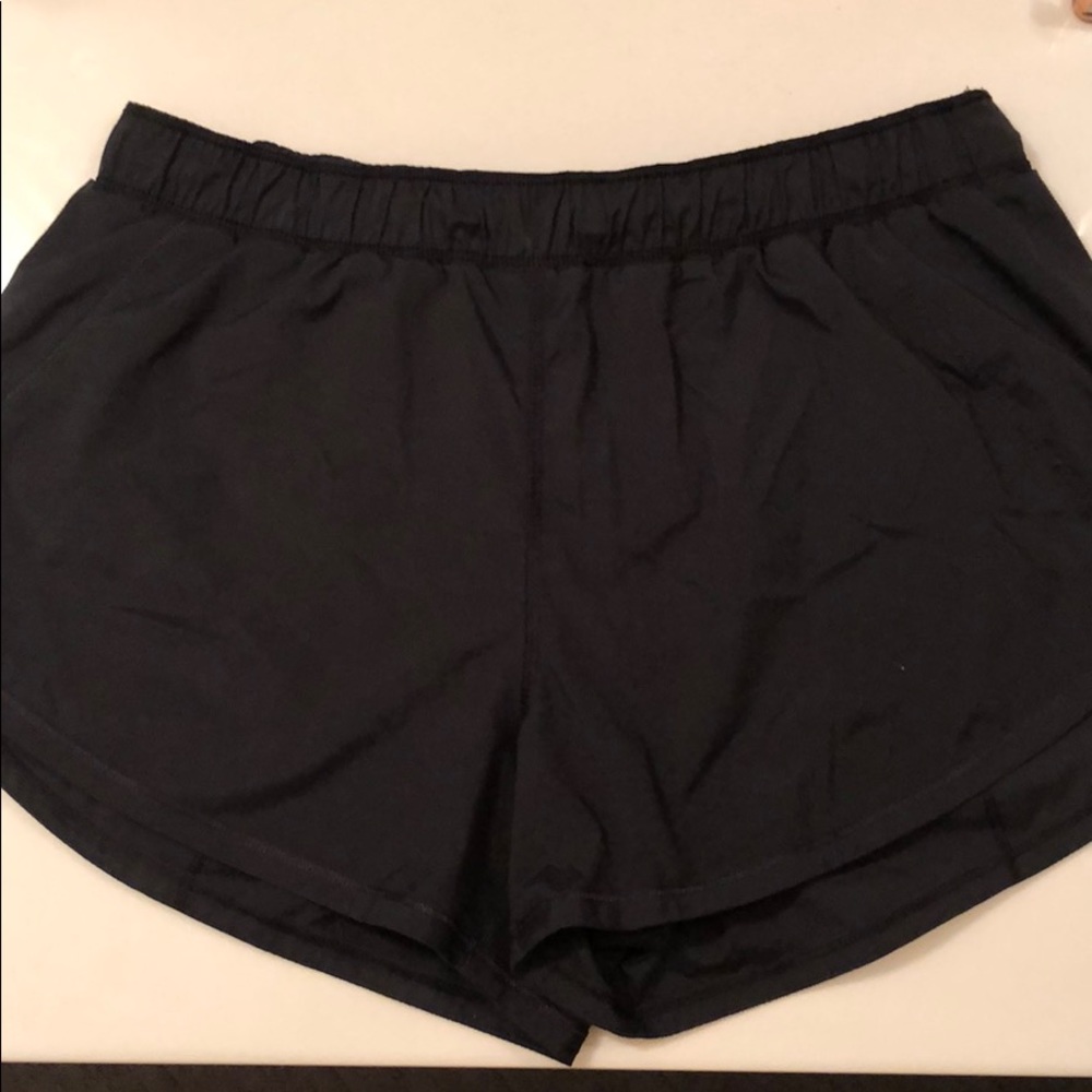 Lululemon black running shorts